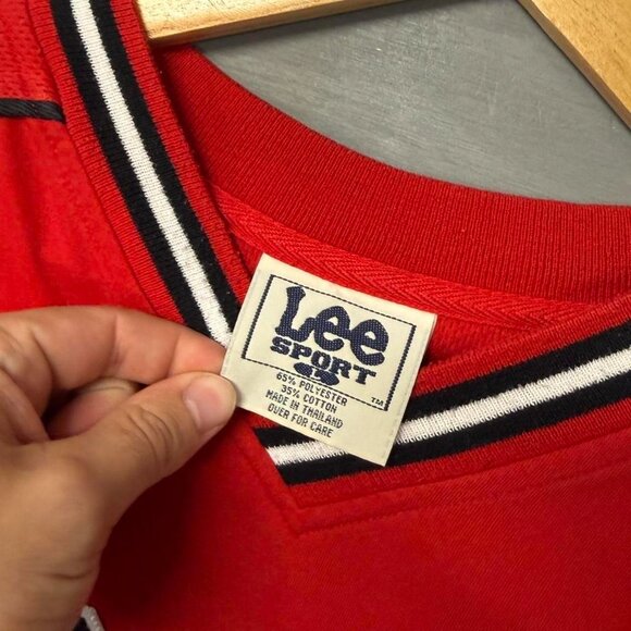 Vintage Ohio State Buckeyes Lee Sport Long Sleeve Shirt / Sweater 90s Large - Picture 4 of 6